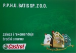 Firma BATIS autoryzowanym sprzedawcom produktów Castrol